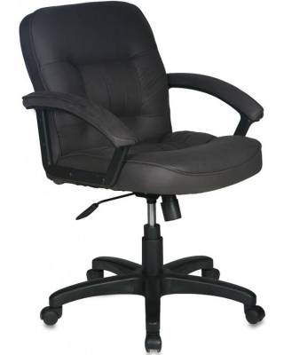 Кресло бюрократ T-9908 AXSN-Low (Черный нубук)
