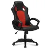 Игровое кресло  "Rider EX-544", экокожа черная/ткань красная, 531583