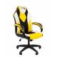 Игровое кресло Chairman Game 17 Россия экокожа черный/желтый/белый главное фото в маленьком размере