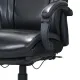 Кресло HAWASAN (ХАВАСАН) "Voyager HD-010", НАГРУЗКА до 180 кг, подножка, экокожа, черное, 532971. Фото товара с разных ракурсов.
