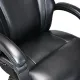 Кресло HAWASAN (ХАВАСАН) "Voyager HD-010", НАГРУЗКА до 180 кг, подножка, экокожа, черное, 532971. Фото товара с разных ракурсов.
