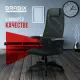 Кресло руководителя PREMIUM Ultimate EX-801 пластик, плотная двойная сетка Х2, черное. Фото товара с разных ракурсов.