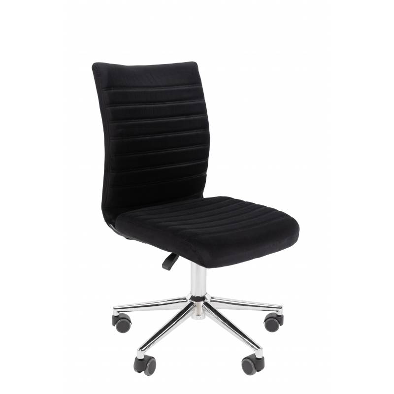 Офисное кресло Chairman 033 Россия ткань велюр T-84 черный главное фото