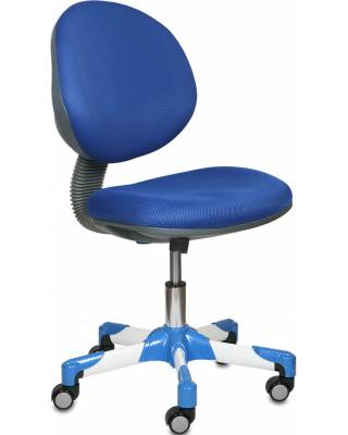 Детское кресло бюрократ KD-6 (Синее, ткань TW)