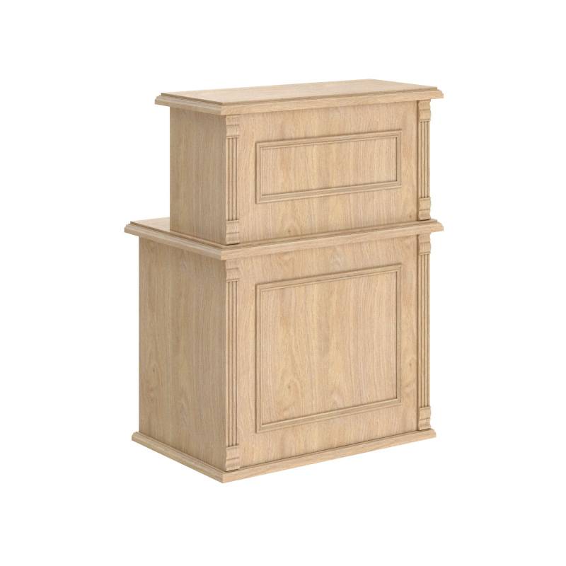 Стойка рецепция RMS 090 Дуб Девон 900х600х1200 главное фото